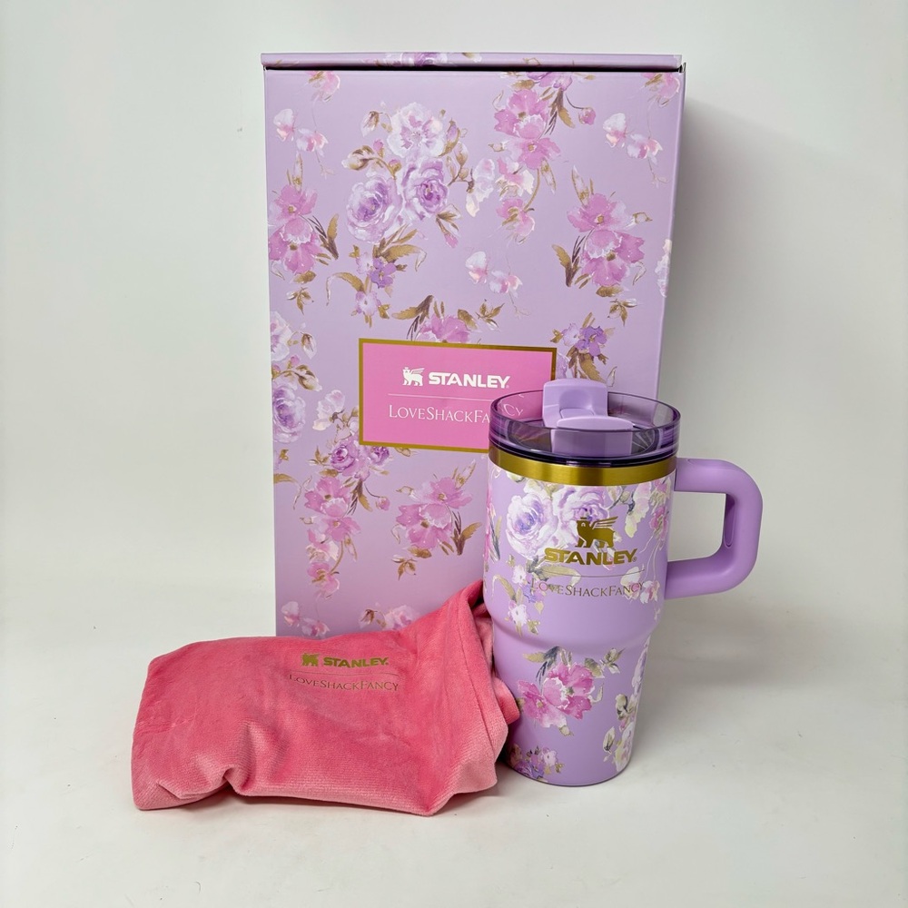 NIB STANLEY x LOVESHACKFANCY HAPPY THOUGHTS COLLAB QUENCHER H2.0 TUMBLER 20oz